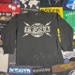 Vintage Tesla Longsleeve 1995 size Large very worn